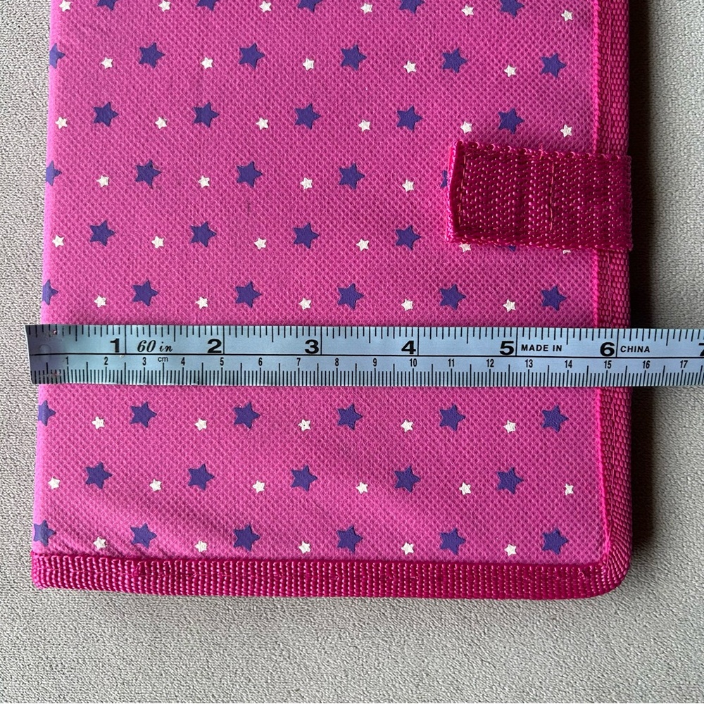 Hard Case Folio ~ Mesh Pockets Inside - Picture 6 of 7